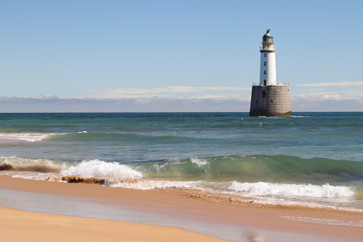 Rattray lighthouse, near Fraserburgh, Scotland