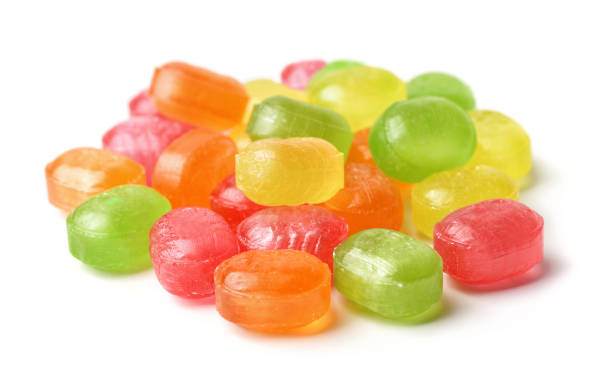 istock Pile of hard fruit candies 1409096747
