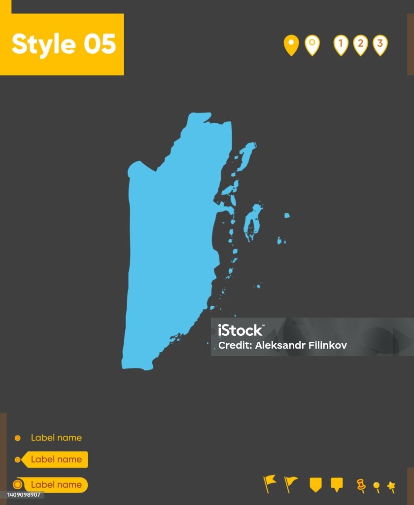 Belize Background Map Belize Map Isolated On Gray Background Outline Map Vector Illustration ...