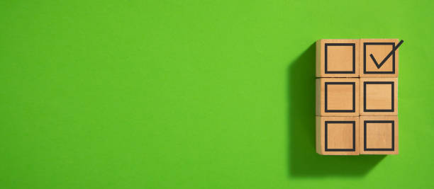 istock Checkbox on wooden cubes. Your Choice. Business concept 1409100071