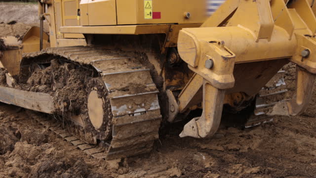 Construction machinery equipment earth building bulldozer, earthmoving machine technology industrial