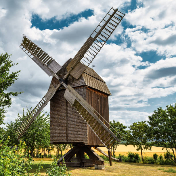istock A view of a beautiful windmill in Thuringia Germany 1409113457