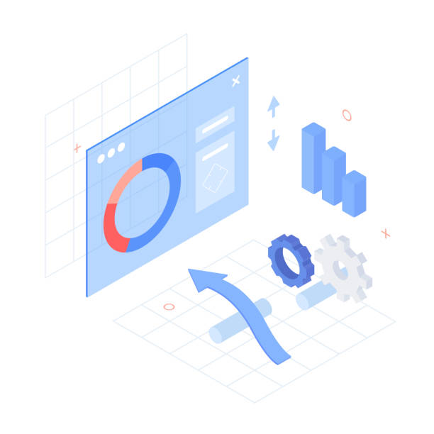 Isometric Excel Chart 220+ Excel Spreadsheet Template Stock Illustrations, Royalty-Free ...