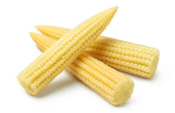 istock Delicious baby corn on white 1409125460