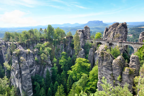 istock Bastei bridge in Saxon Switzerland 1409133867