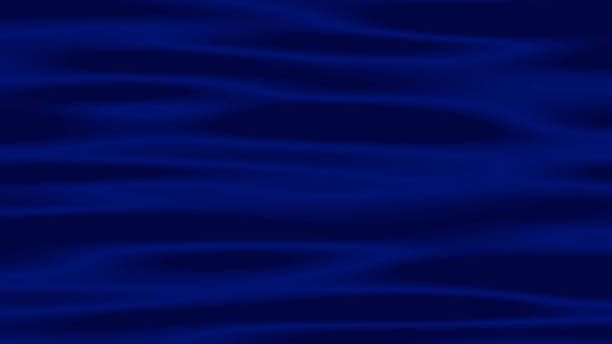 Abstract blue silk fabric animation background Abstract blue silk fabric animation background. Blue satin silk, elegant fabric for backgrounds. Elegant blue satin silk with waves, texture background. royal blue curtains stock pictures, royalty-free photos & images