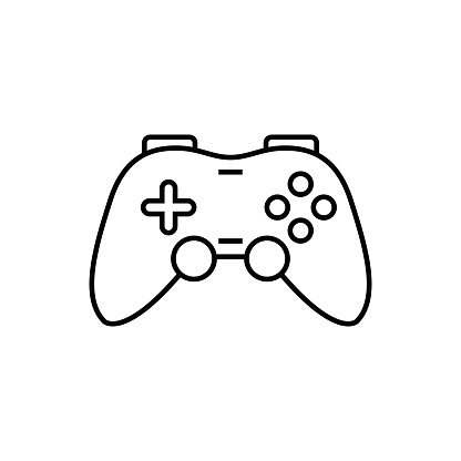 istock Game Console, Playing, Entertainment, line icon 1409135804