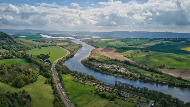 istock Park on the river Tay. 1409157509