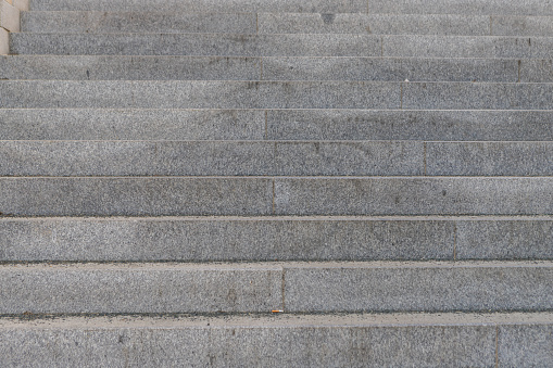 Close up of stone staircase.