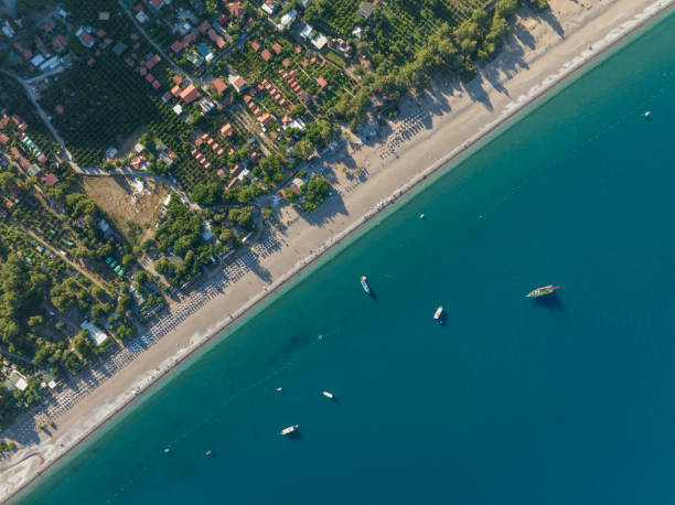 istock Aerial view of Cirali and Olympos 1409181515