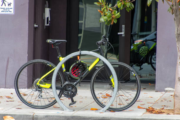 istock 10 speed bike locked 1409191703