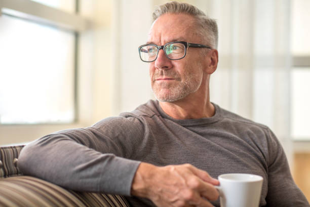 istock Portarit of a handsome older man drinking coffee 1409204569