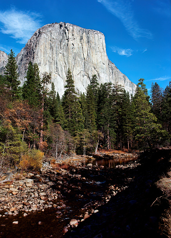 El Capitan Yosemite Valley National Park California in autumn