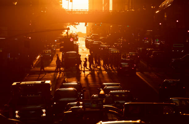 istock Sunset City Life 1409214804