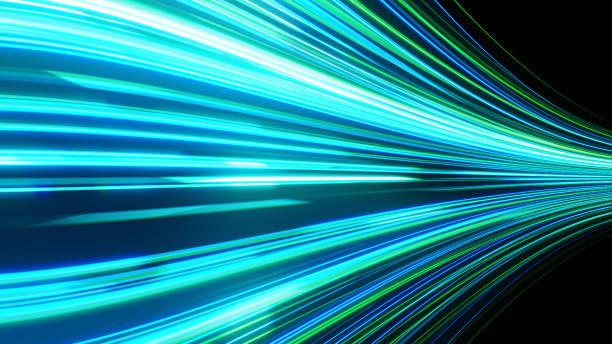 istock Digital Traffic Light Technology Internet Stream Super Fast Speed Lines Background 1409220546
