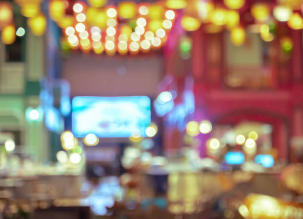 istock Colorful bokeh abstract blurred background 1409229153