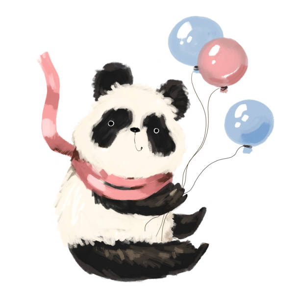 Panda Happy Birthday Pictures Illustrations, Royalty-Free Vector Graphics &  Clip Art - iStock