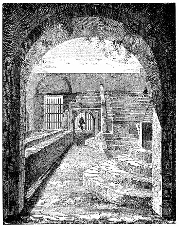 Illustration of a View of the smaller theater in Pompeii