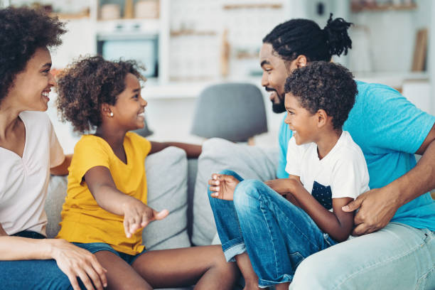 istock Children and parents spending good time time together 1409245182