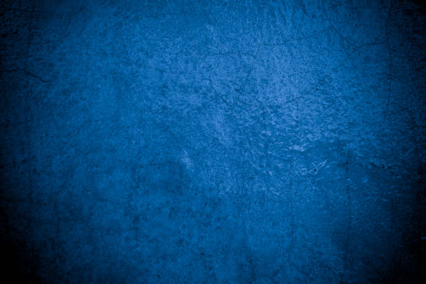 istock Old wall pattern texture cement blue dark abstract  blue color design are light with black gradient background. 1409245298