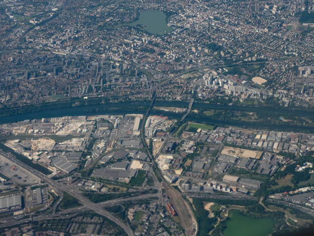 istock Aerial view of Paris 1409247454