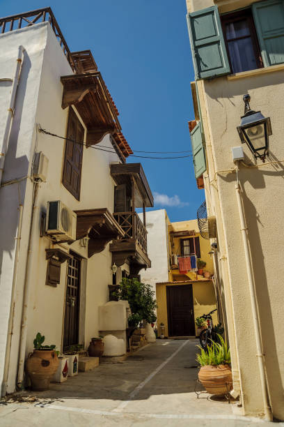 istock Facade windows of old houses 1409249892