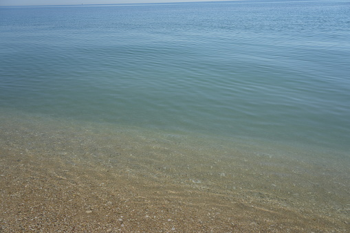 The blue sea horizon