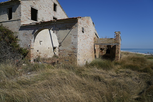 Abandoned home near the sea