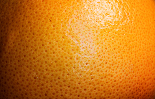 Macrophotography, Orange fruit in texture pattern