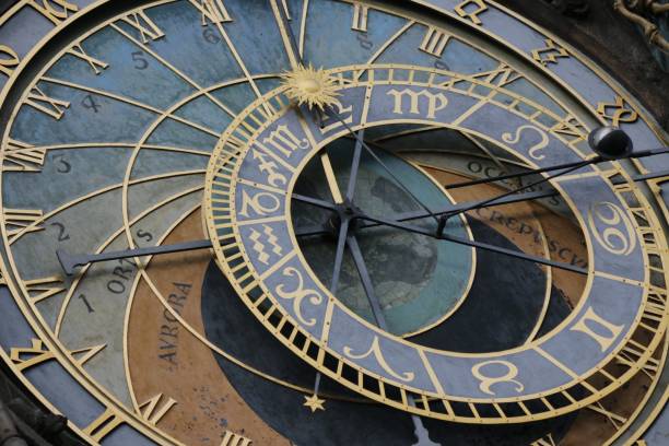 istock astronomical clock in Prague Czech Republic close-up 1409258344