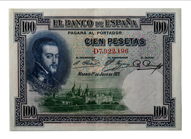 istock Spanish peseta - 100 peseta bill from 1928 1409259290