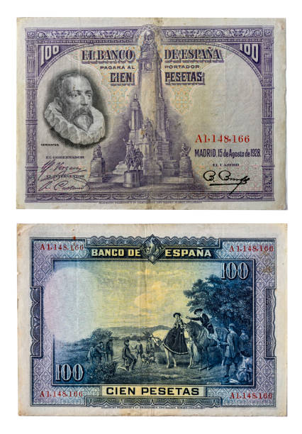 istock Spanish peseta - 100 peseta bill from 1928 1409259297
