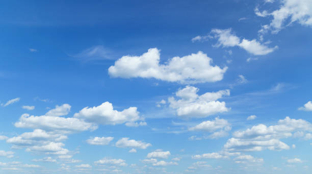 istock beautiful blue sky with clouds on bright sunny day for abstract background 1409262854
