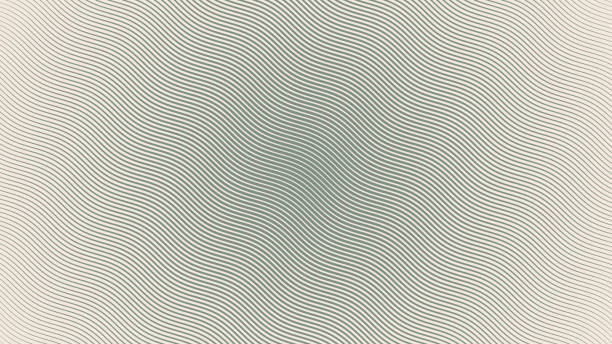 평행 해칭 물결 모양의 선 하프 톤 패턴 추상 벡터 옅은 녹색 텍스처 - 에칭 stock illustrations