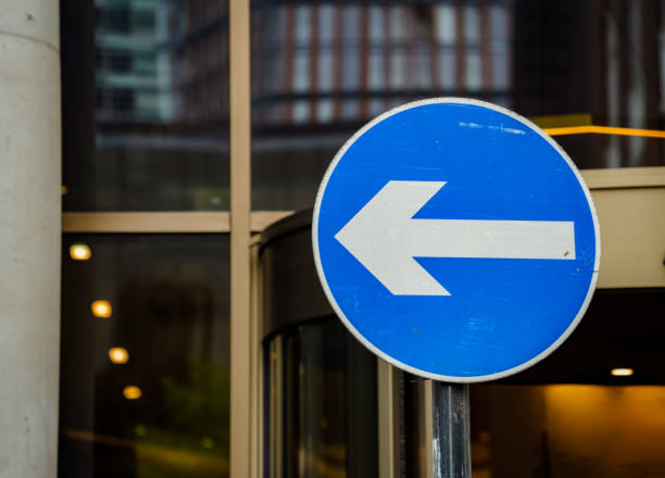 istock A one-way street sign with copy space 1409279127