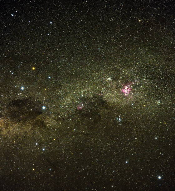 Milky way, Crux (Southern Cross ) Carina Nebula (NGC 3372) from Namib-Naukluft National Park, Namibia