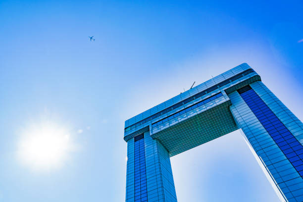 Kawasaki Marien and the blue sky. Shooting Location: Kawasaki City, Kanagawa Prefecture