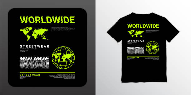 istock worldwide t-shirt design, suitable for screen printing, jackets and others 1409298808