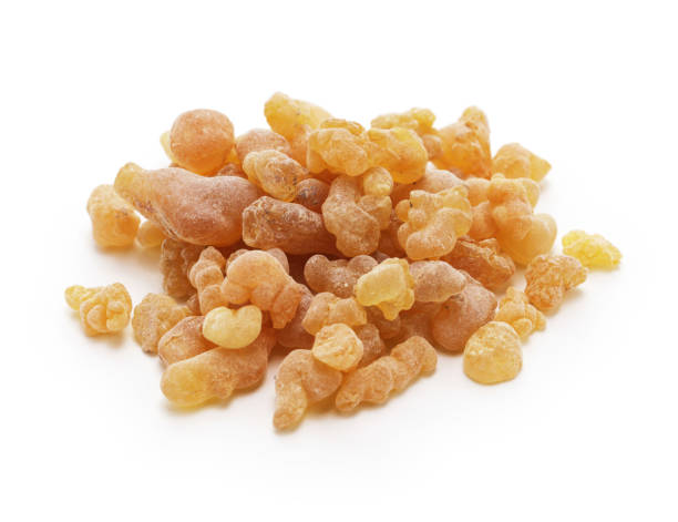 istock frankincense olibanum resin  ( perfumery ingredients ) isolated on white background 1409300324