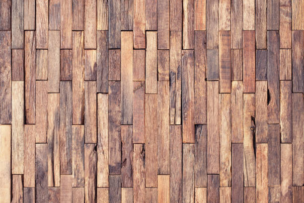 istock brown wood texture of decorative panel. wall or floor boards 1409301062