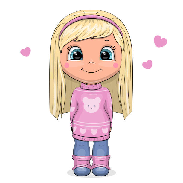 30+ Cute Emotions Cartoon Style Drawing Of Little Cutie Blonde Babygirl  Illustrations, Royalty-Free Vector Graphics & Clip Art - Istock
