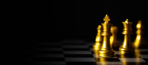 istock Chess board game for ideas and competition and strategy, business success concept. 1409304297