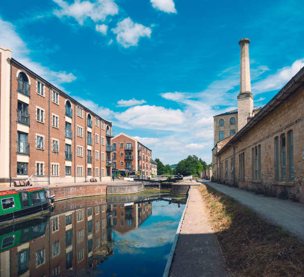 istock Apartment Buildings By The Canal Side 1409305676