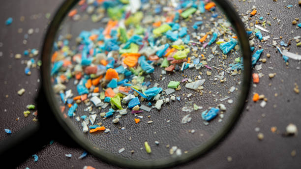 Macro shot on a bunch of microplastics that cannot be recycled Macro shot on a bunch of microplastics that cannot be recycled. microplastic stock pictures, royalty-free photos & images