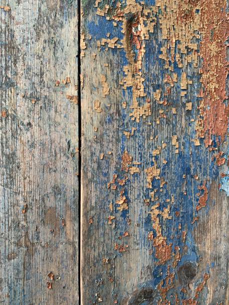 istock Blue old wooden backround 1409315375