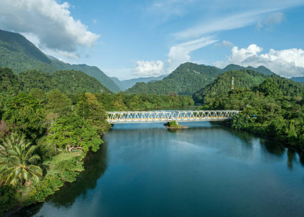 istock Landscape of the karst forest in Aceh 1409316081