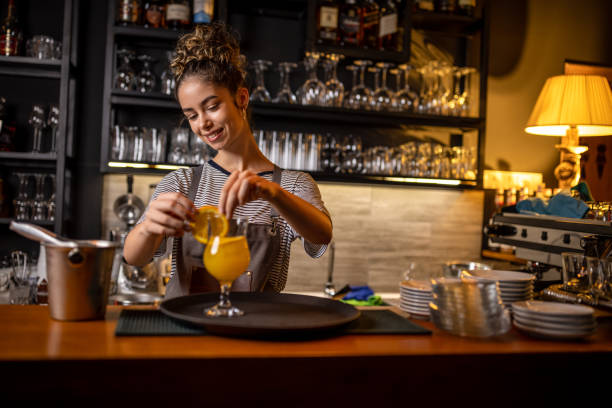 istock Woman Barista 1409317485