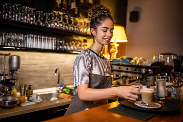 istock Barista making coffee cocktail in a bar 1409317643