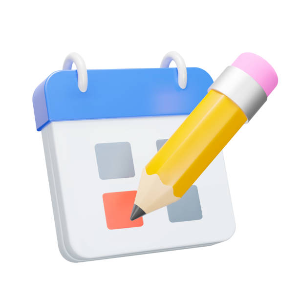istock Mark a date on the calendar, an event 3d icon, vector illustration. Isolated object on a transparent background 1409320326