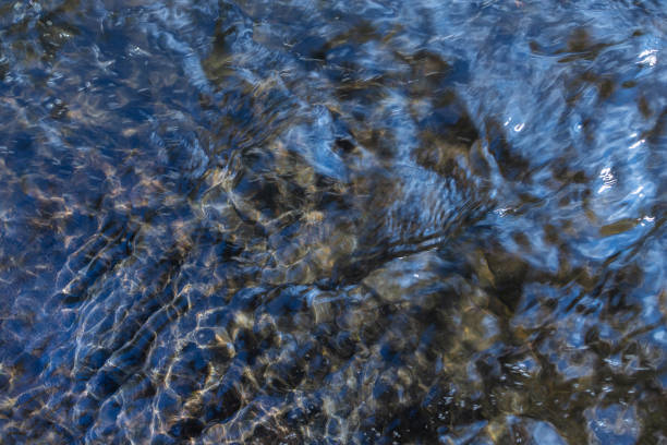 The Bantam River in motion at a slow shutter speed. Washington, Connecticut.